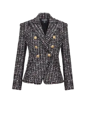 6-button tweed jacket