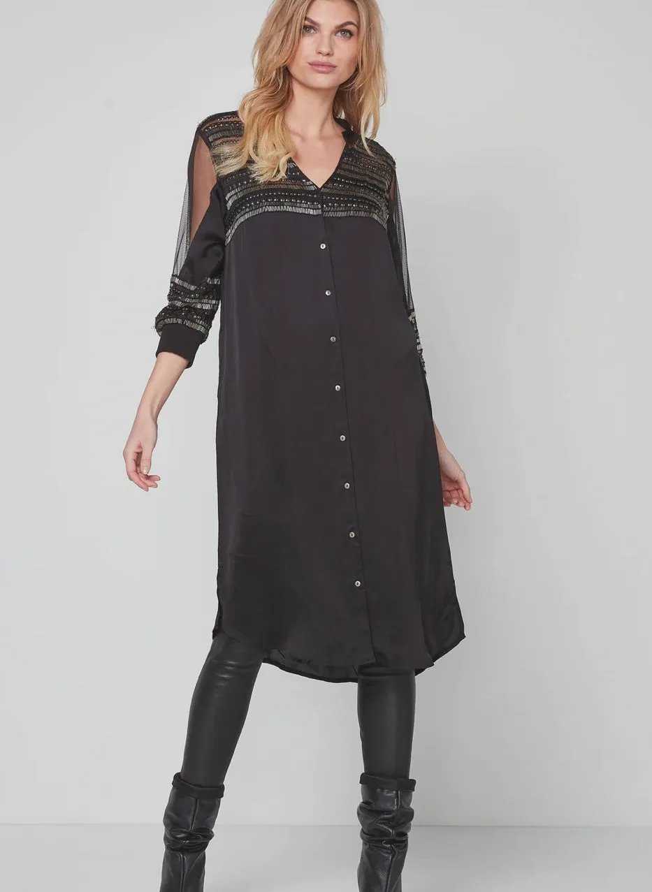 7824 Susan Black Dress