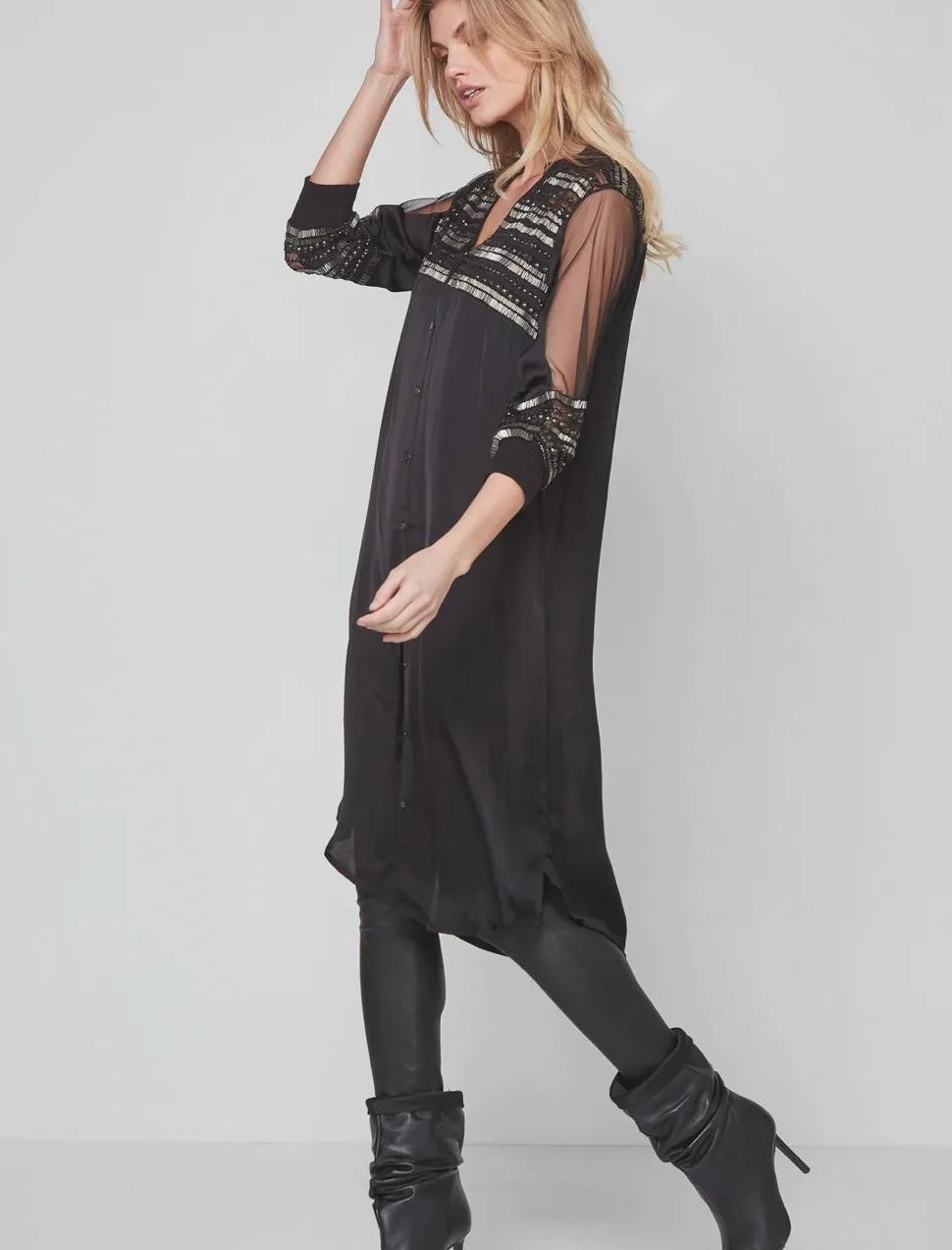 7824 Susan Black Dress