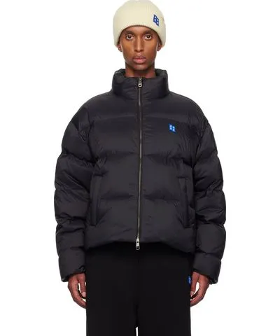 ADER error Black TRS Tag 01 Puffer Down Jacket