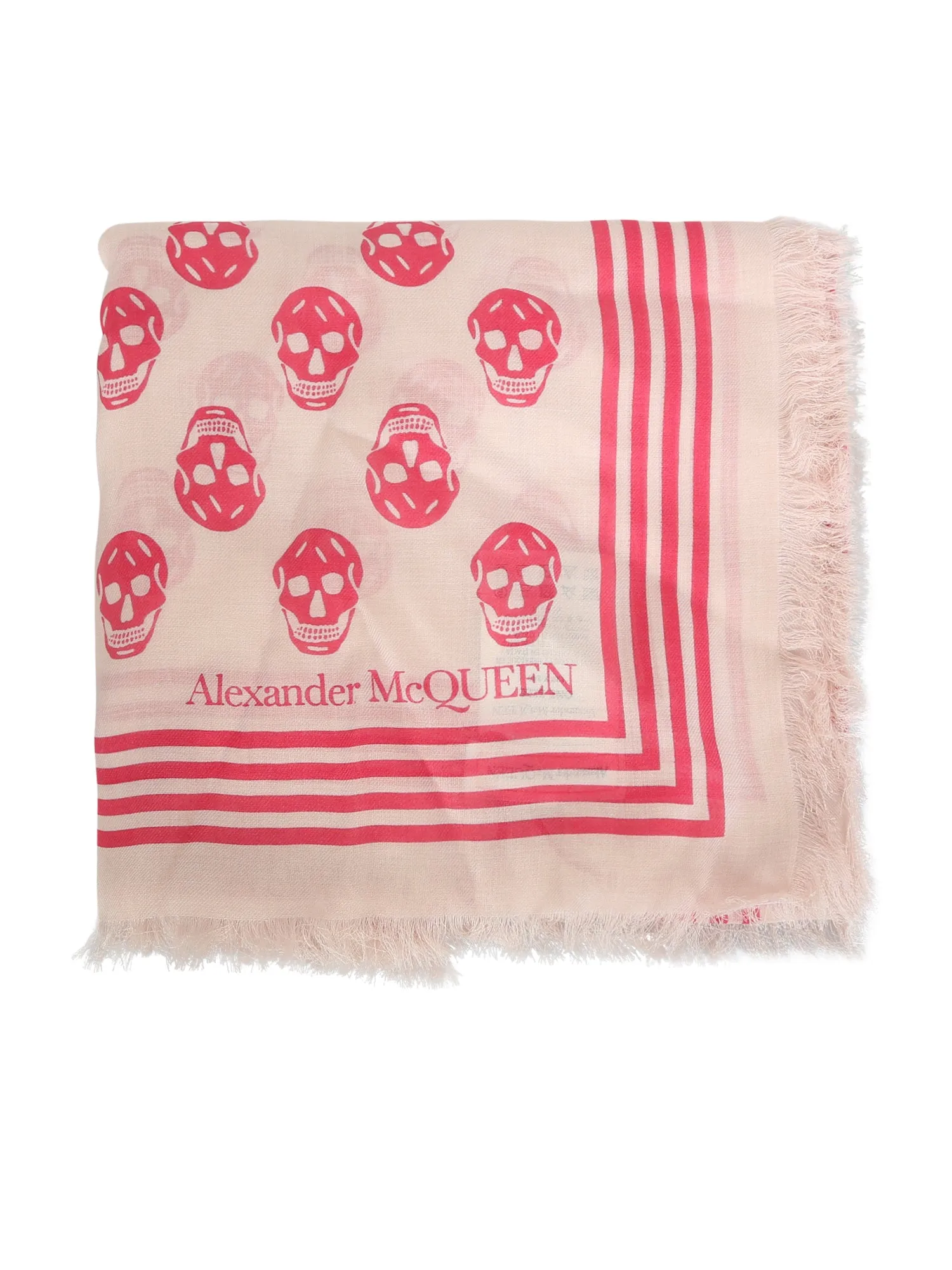 Alexander McQueen Biker Skull Scarf