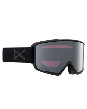 Anon M3 Snow Goggles + Bonus Lens + Mfi Face Mask - Smoke/Perceive Sunny Onyx Lens