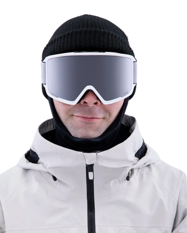 Anon M3 Snow Goggles + Bonus Lens + Mfi Face Mask - White/Perceive Sunny Onyx Lens