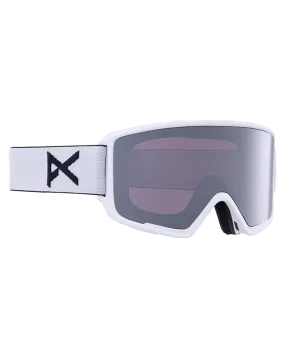 Anon M3 Snow Goggles + Bonus Lens + Mfi Face Mask - White/Perceive Sunny Onyx Lens