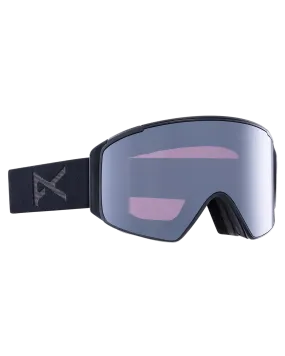 Anon M4S Cylindrical Low Bridge Snow Goggles + Bonus Lens - Smoke/Perceive Sunny Onyx Lens