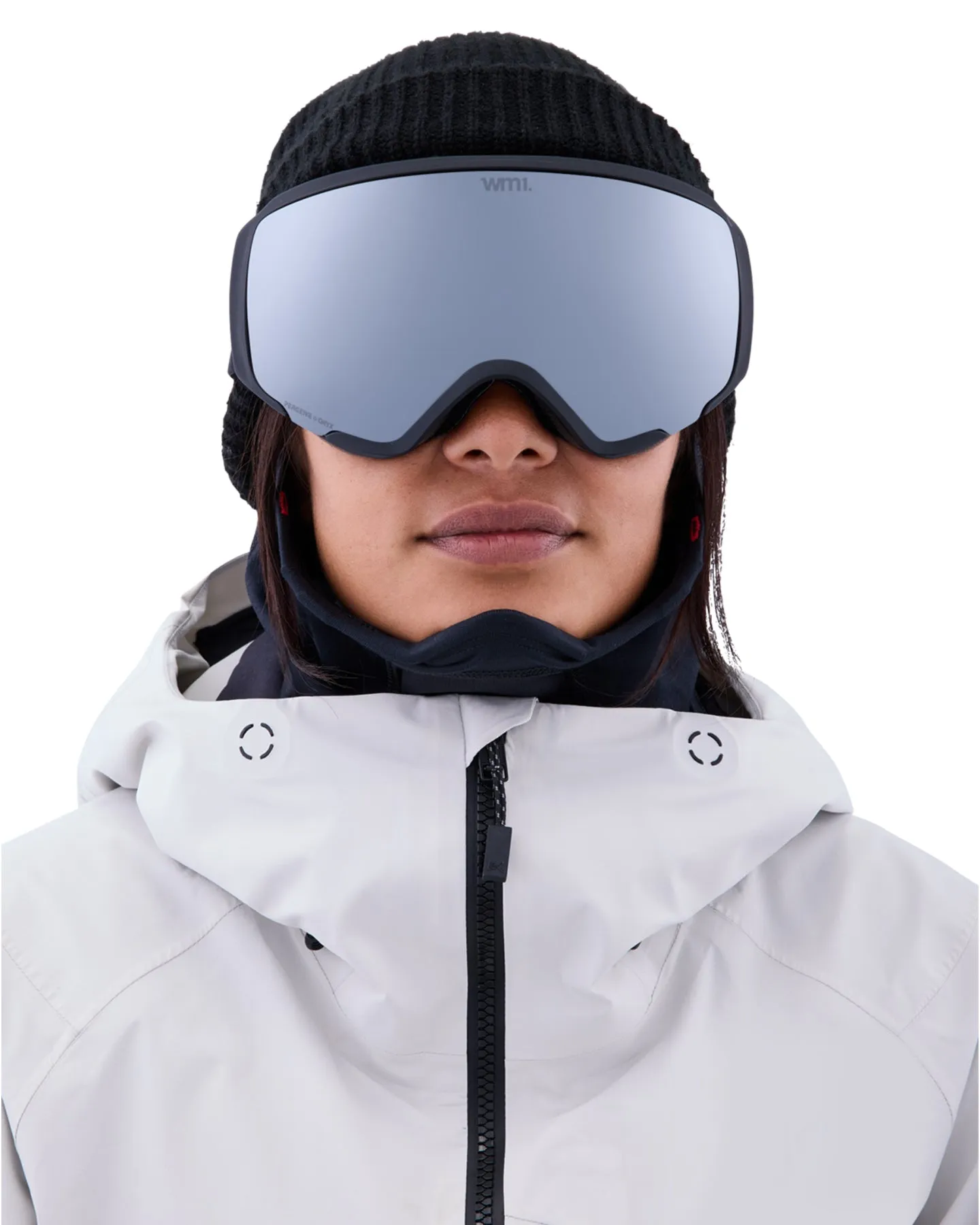 Anon WM1 Low Bridge Fit Snow Goggles + Bonus Lens + MFI - Smoke / Perceive Sunny Onyx