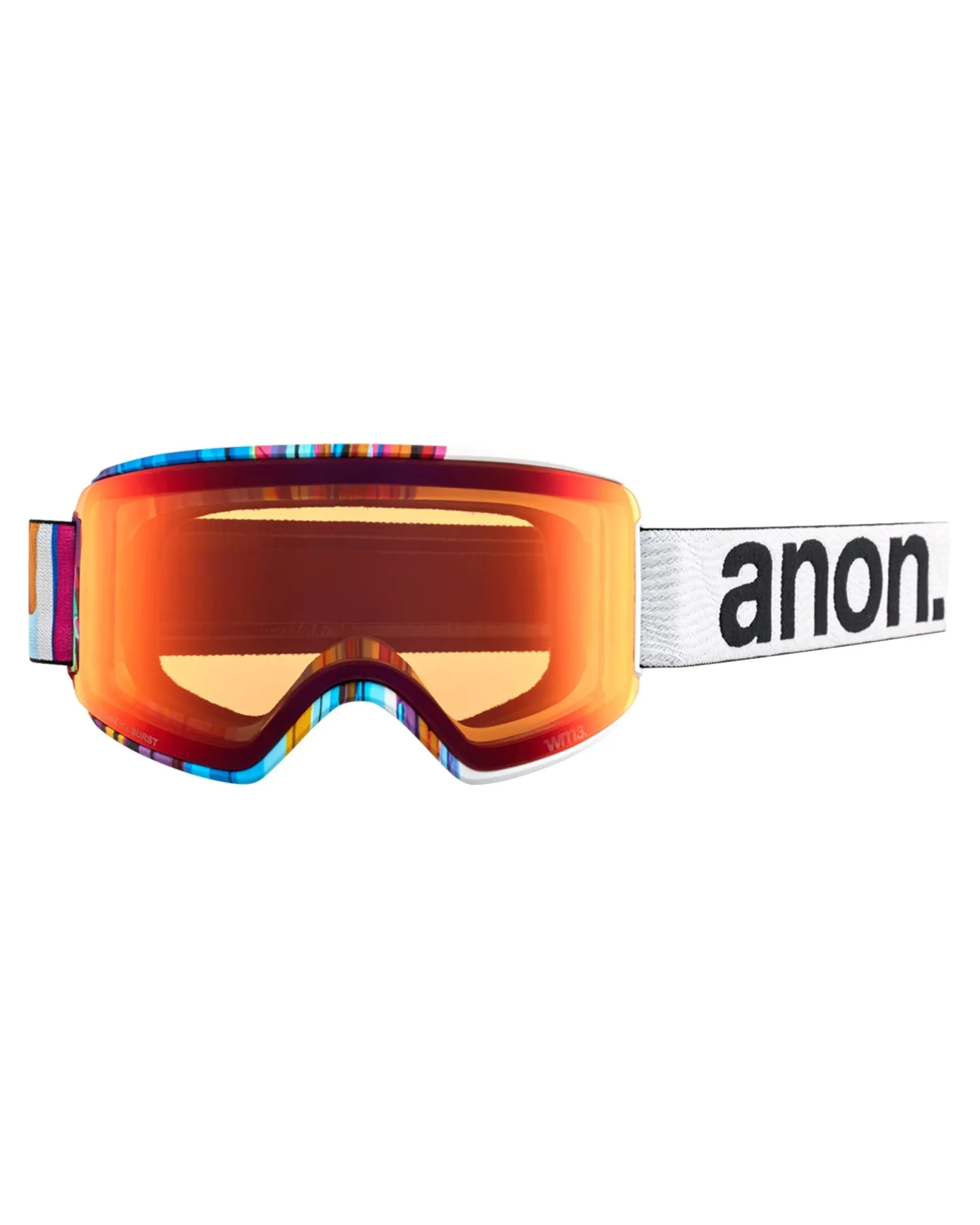 Anon WM3 Low Bridge Fit Snow Goggles + Bonus Lens + MFI - Feelgood / Perceive Sunny Bronze