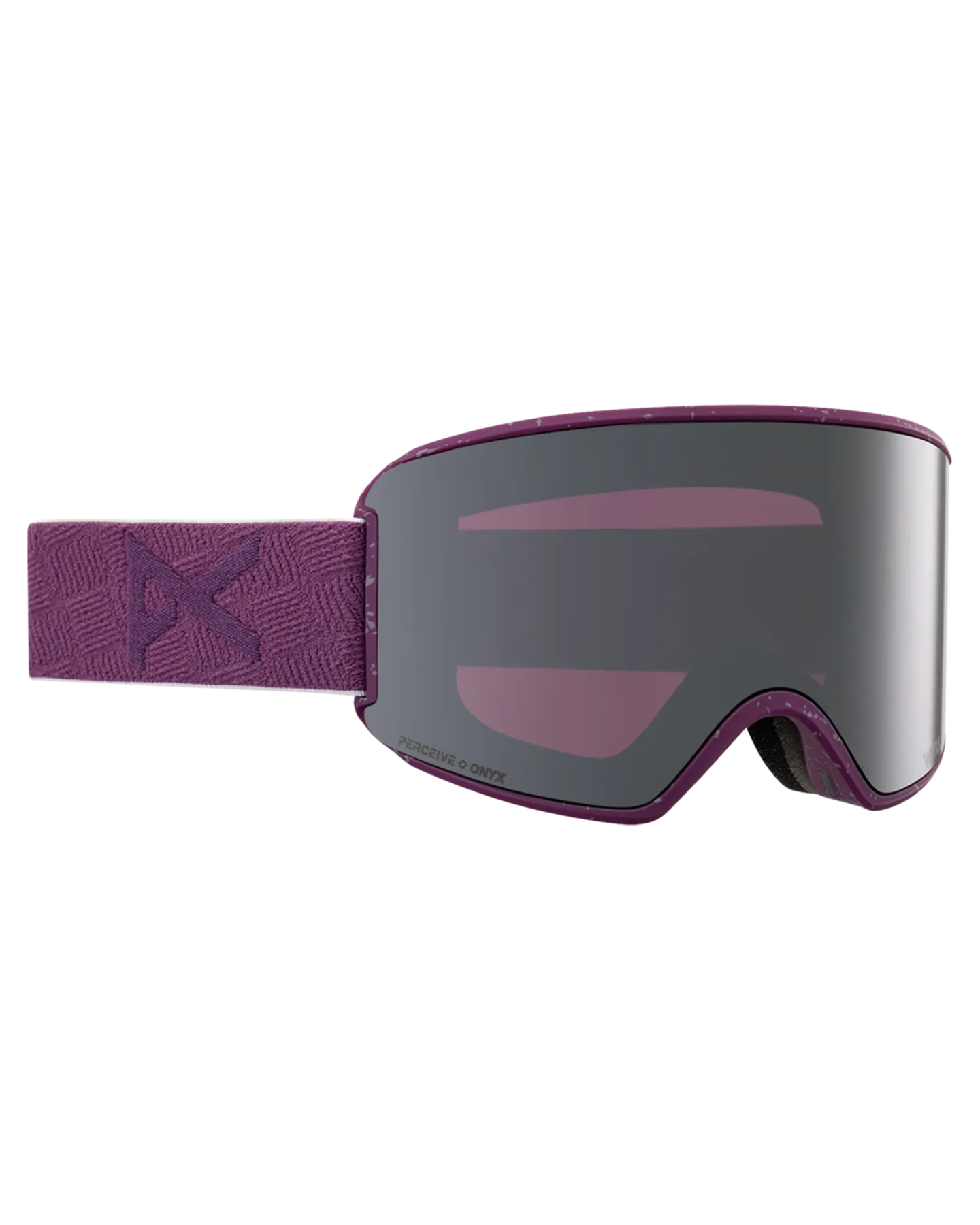 Anon WM3 Low Bridge Fit Snow Goggles + Bonus Lens + MFI - Grape / Perceive Sunny Onyx