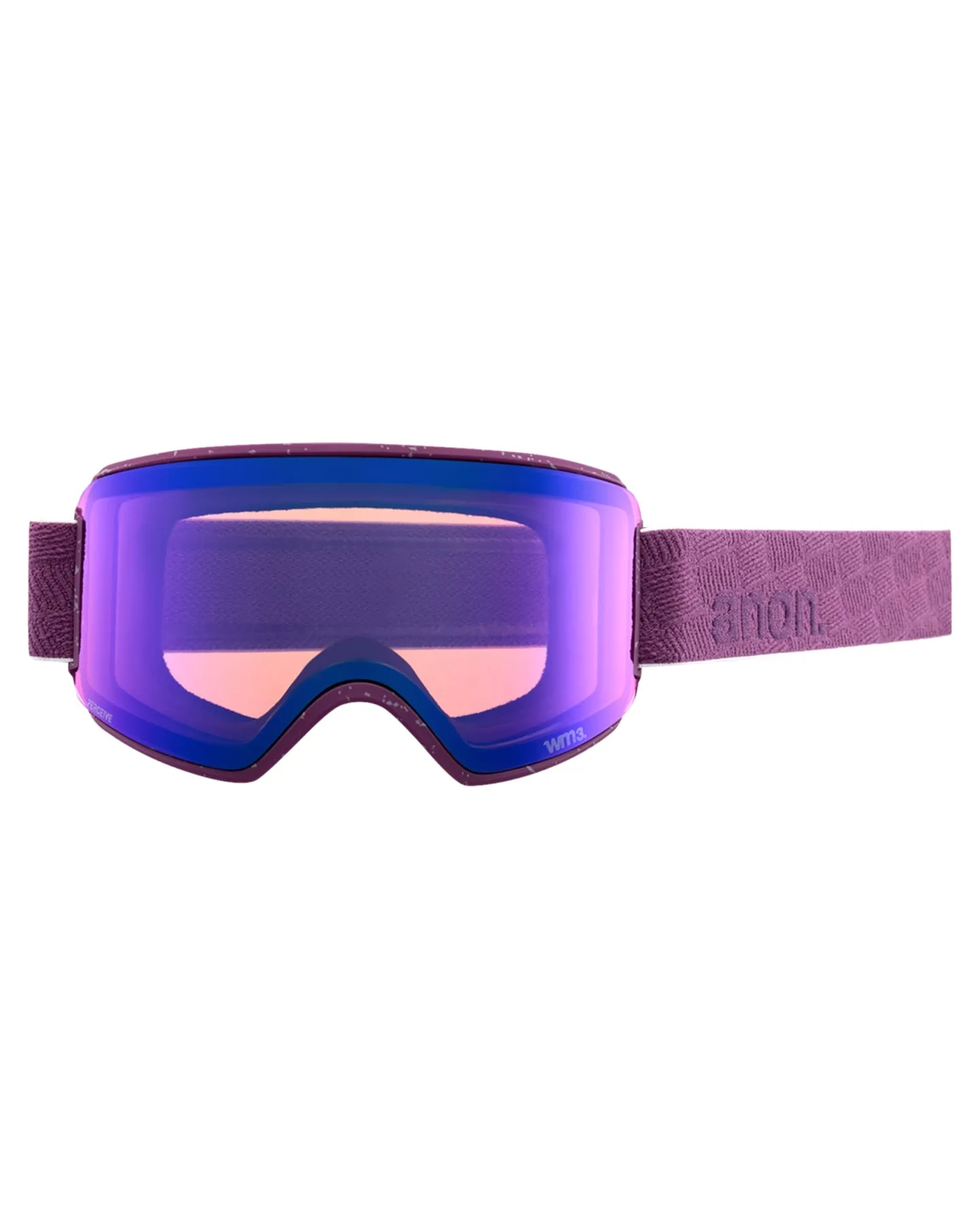 Anon WM3 Low Bridge Fit Snow Goggles + Bonus Lens + MFI - Grape / Perceive Sunny Onyx