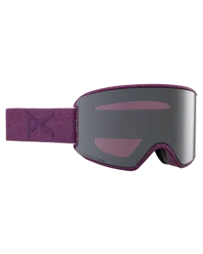 Anon WM3 Low Bridge Fit Snow Goggles + Bonus Lens + MFI - Grape / Perceive Sunny Onyx