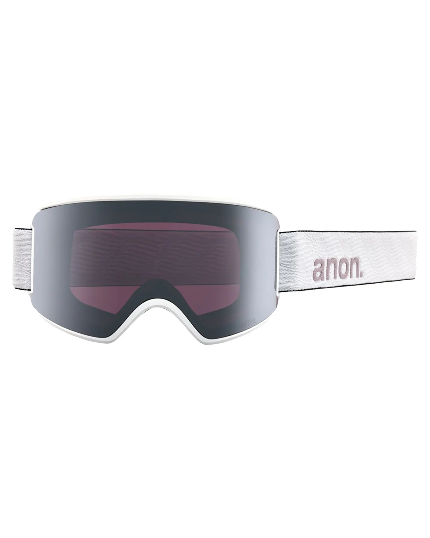 Anon WM3 Low Bridge Fit Snow Goggles + Bonus Lens + MFI - White / Perceive Variable Violet