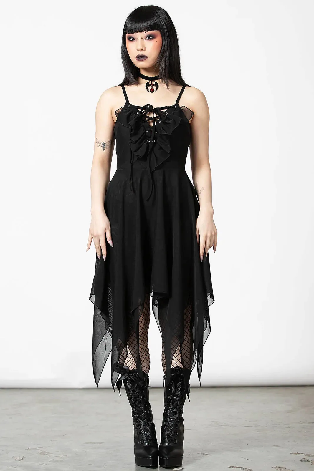 Anshee Lace-Up Dress