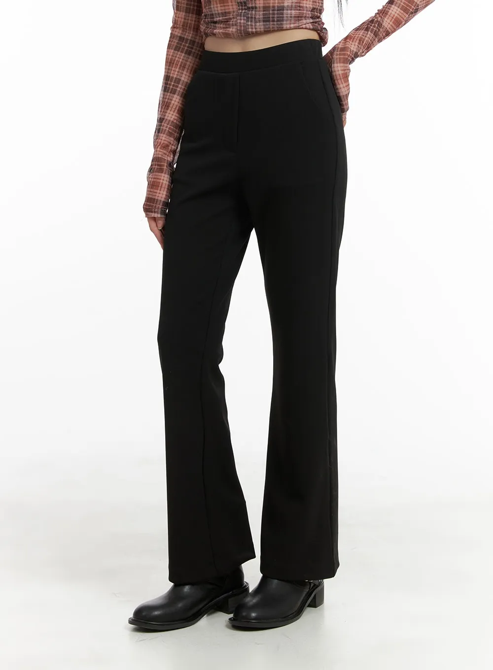 Basic Straight Trousers OM426