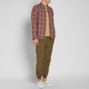 Beams Plus Button Down Madras ShirtBrique