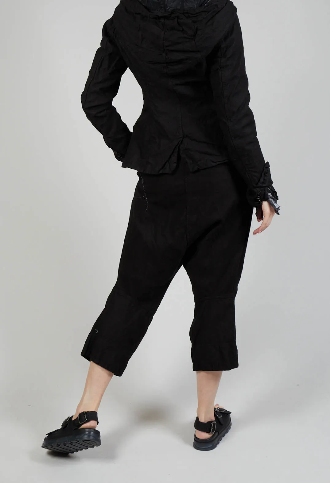 Block Trousers in Black