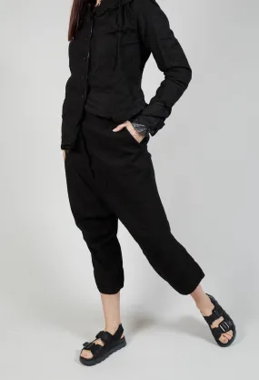 Block Trousers in Black