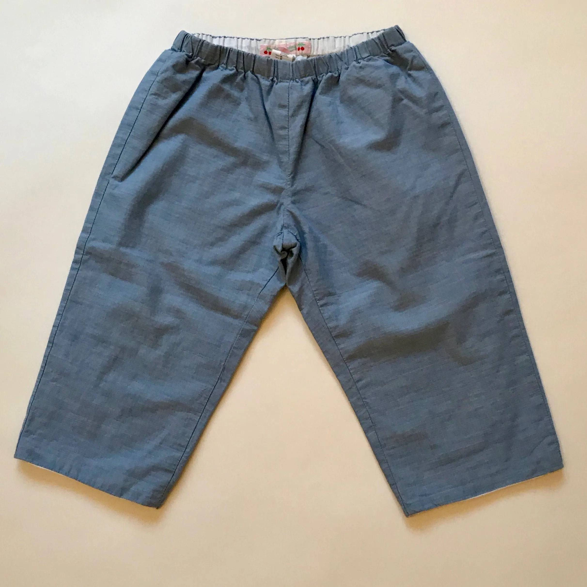 Bonpoint Chambray Cotton Trousers