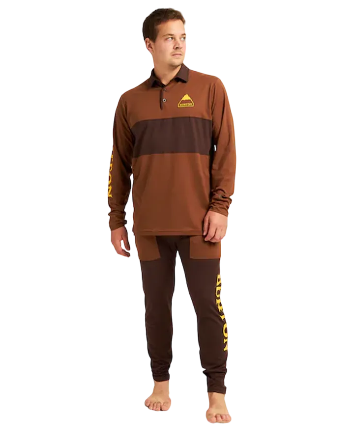 Burton Midweight Rugby Shirt - Bison / Seal Brown - 2022