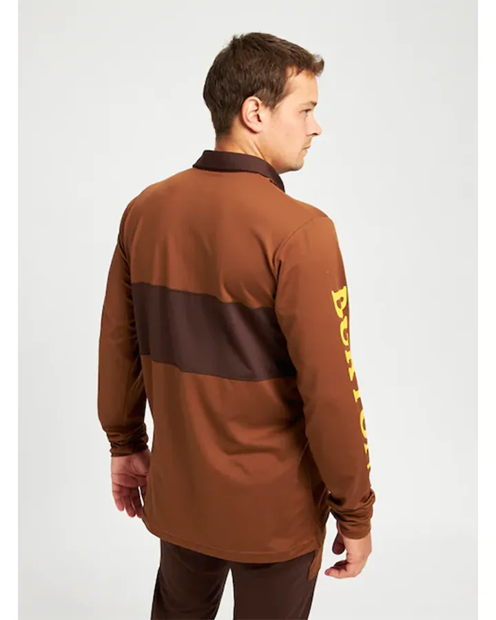 Burton Midweight Rugby Shirt - Bison / Seal Brown - 2022