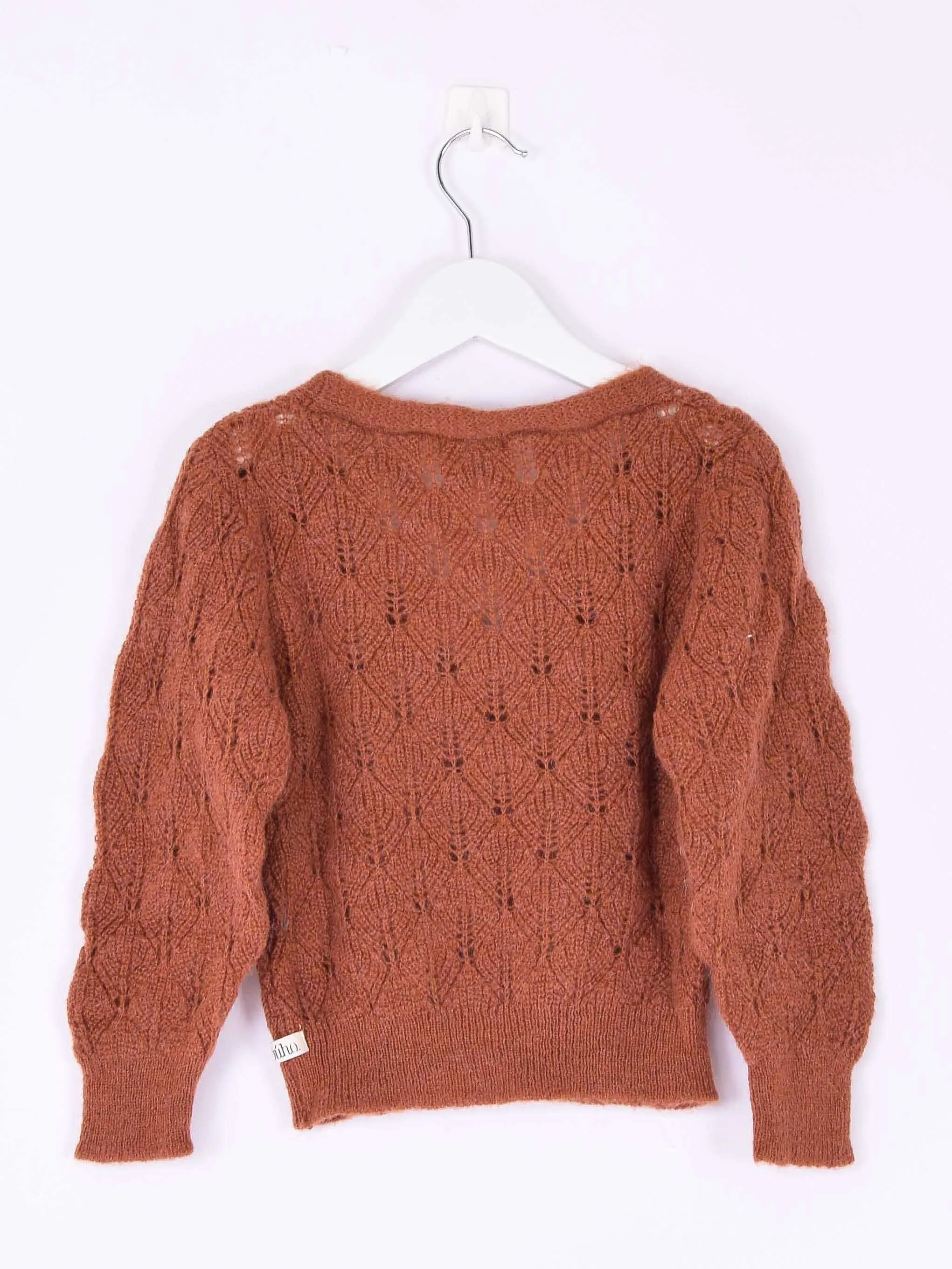 Cardigan Mohair Rust