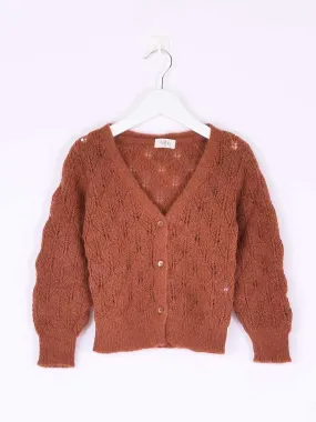 Cardigan Mohair Rust