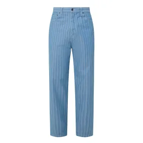 CARHARTT WIP Menard Striped Trousers - Blue