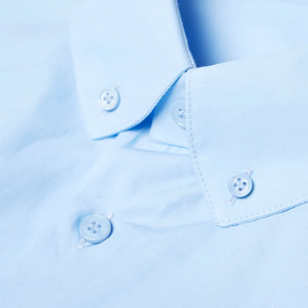 Carven Poplin Button Down ShirtSky Blue