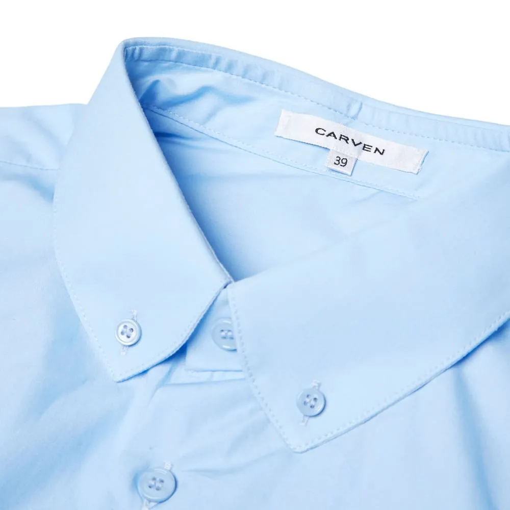 Carven Poplin Button Down ShirtSky Blue