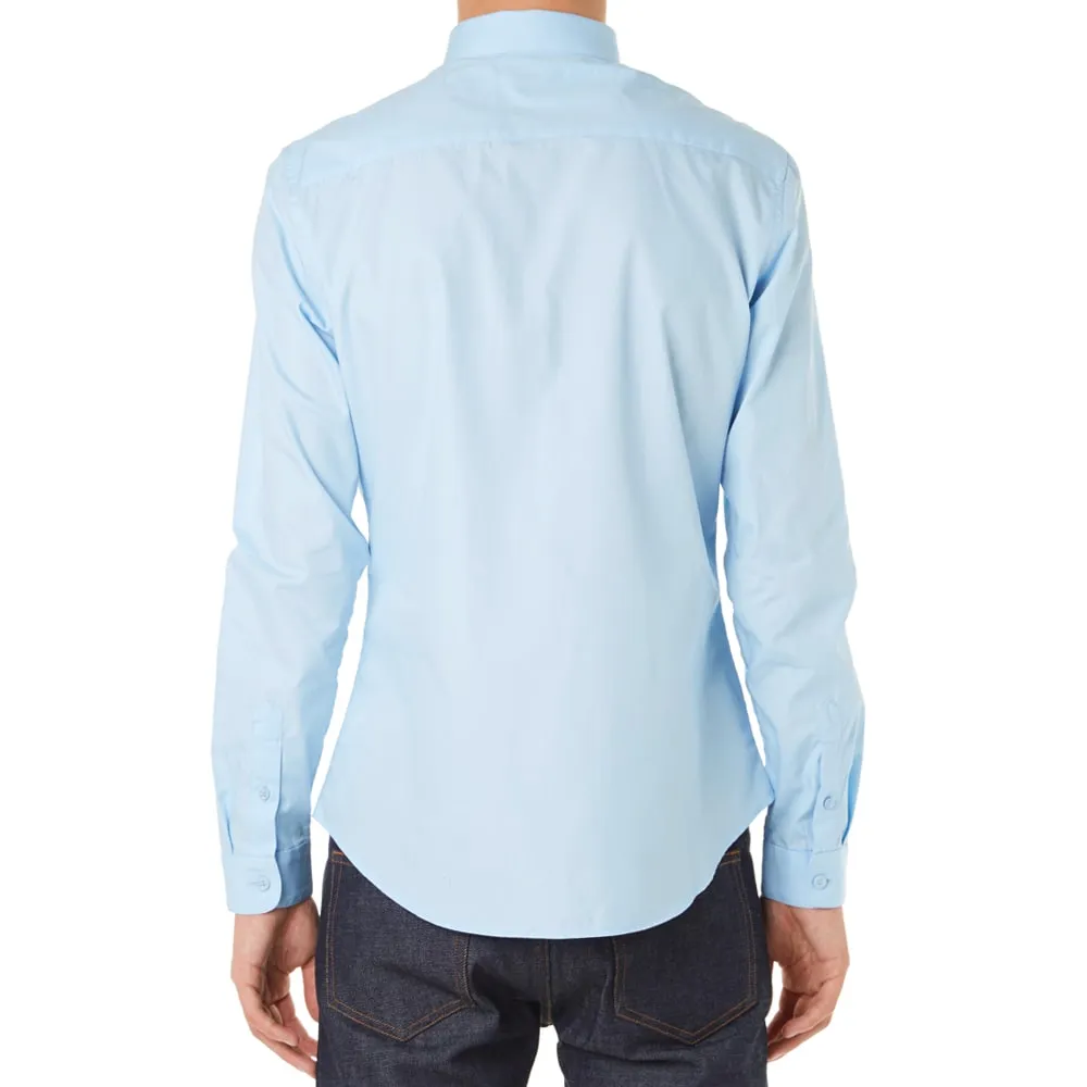 Carven Poplin Button Down ShirtSky Blue