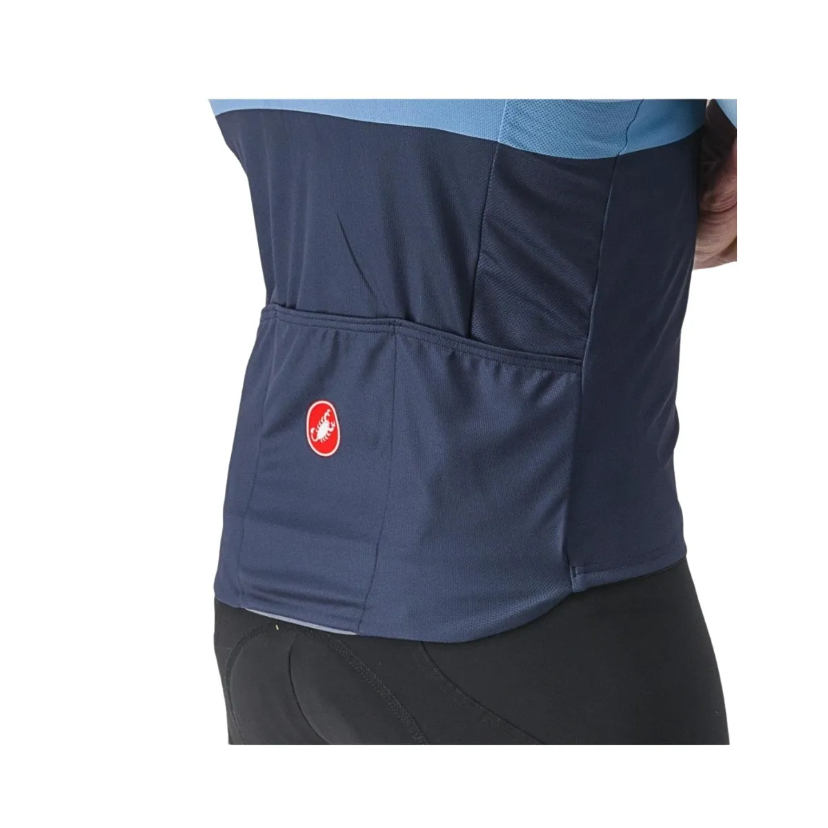 Castelli A Blocco Short Sleeve Jersey Blue Black