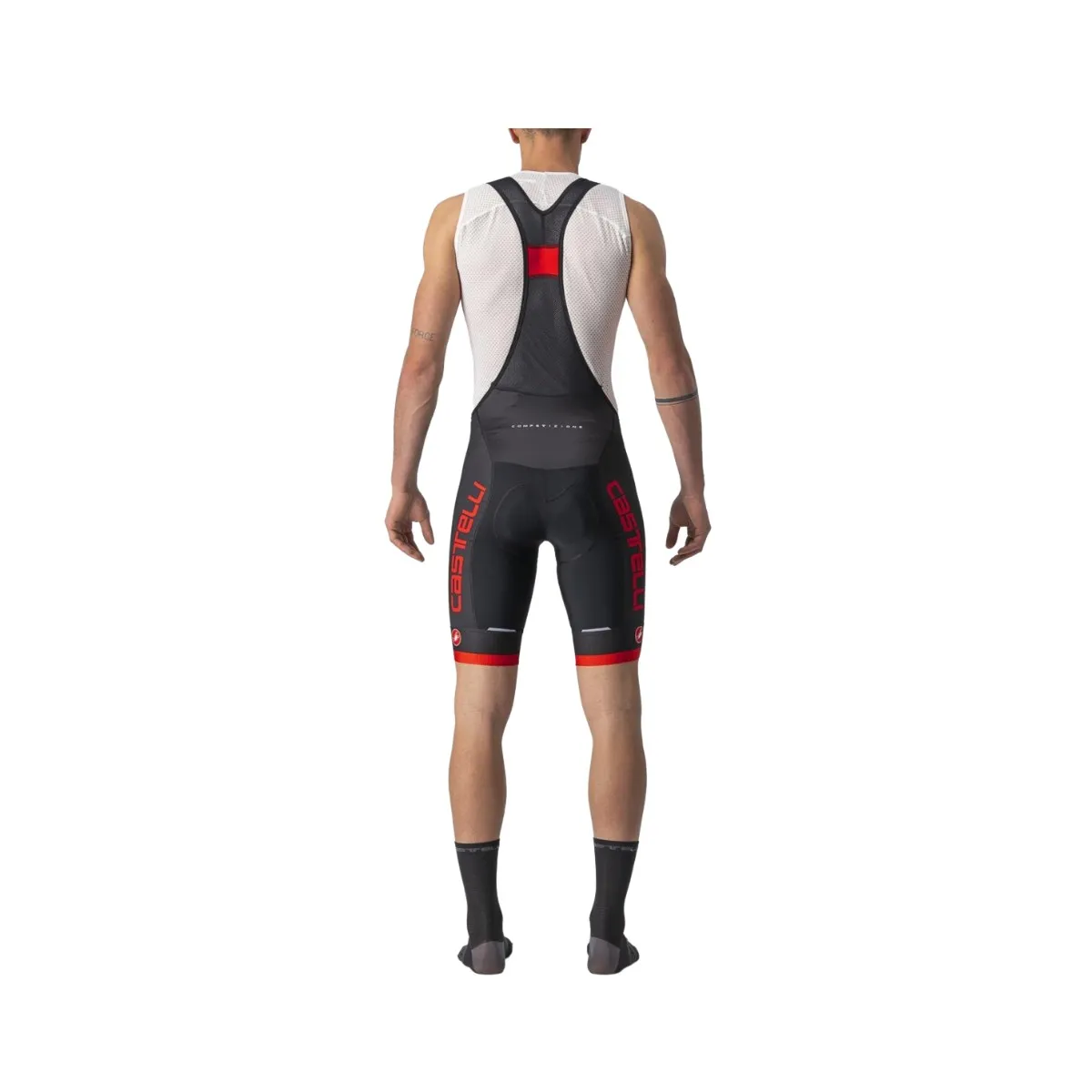 Castelli Competizione Kit Bibtights Black Black Red