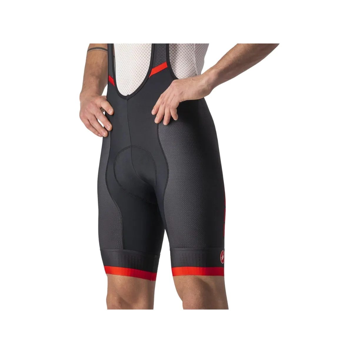 Castelli Competizione Kit Bibtights Black Black Red