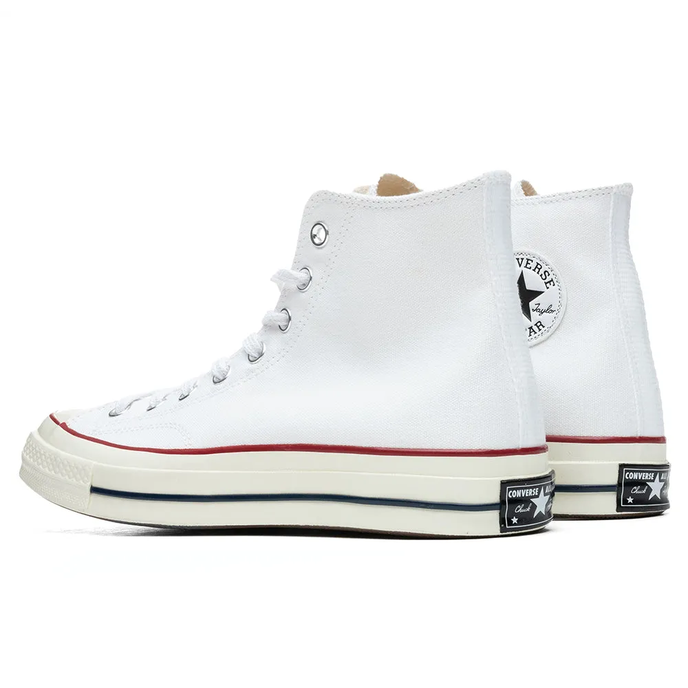 Chuck '70 Hi - White/Garnet/Egret