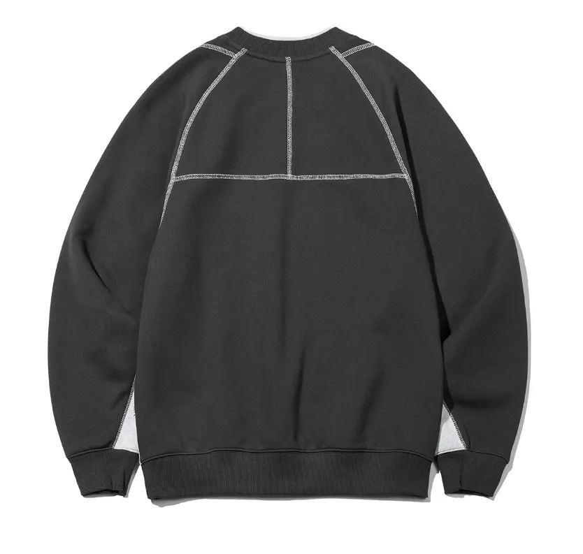 Code graphy  |Crew Neck Unisex Street Style U-Neck Long Sleeves Plain