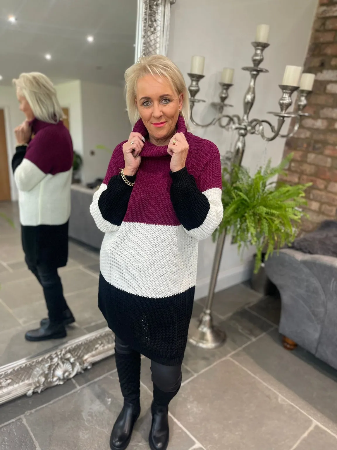 Colour Block Jumper Karris