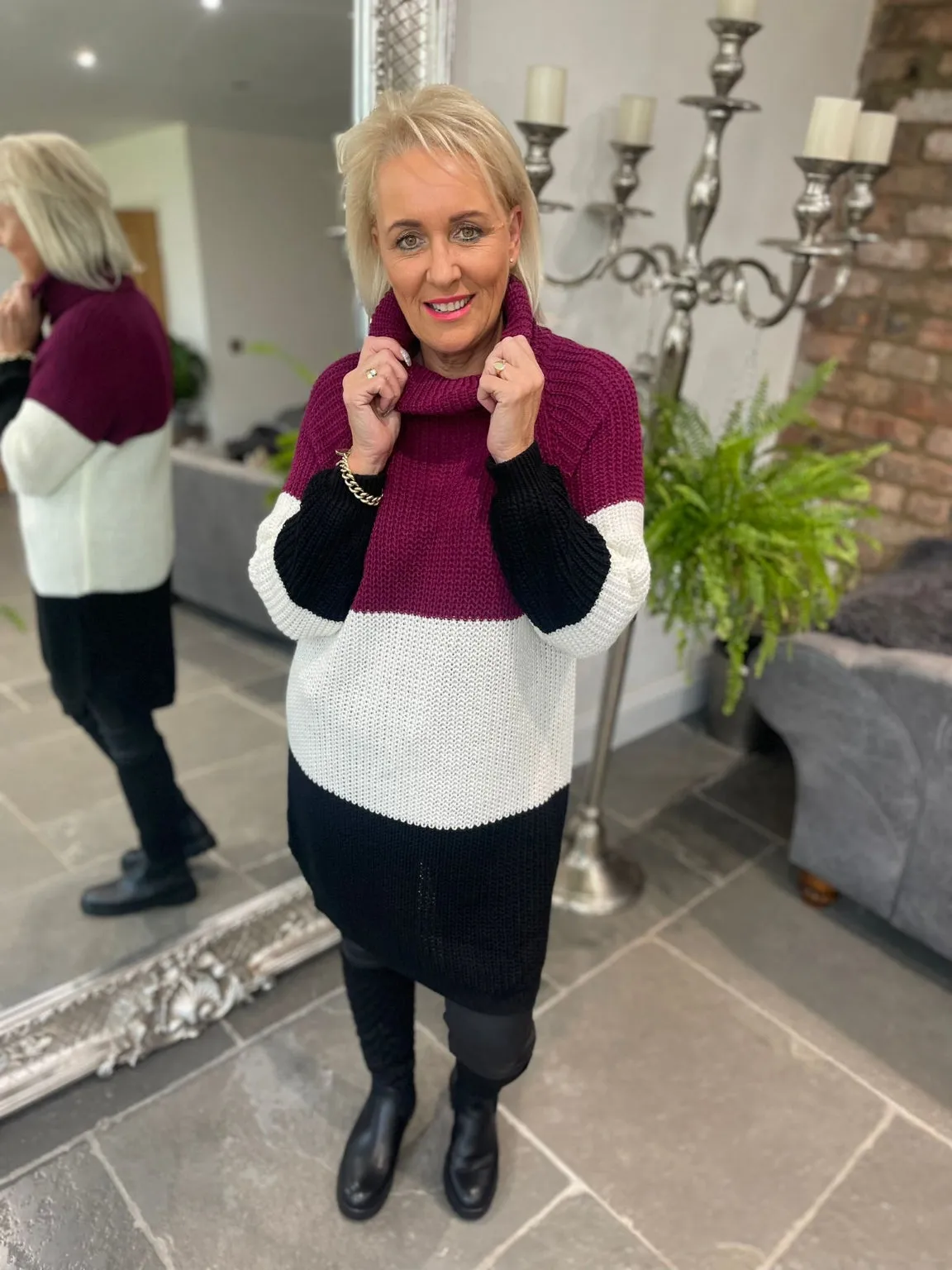 Colour Block Jumper Karris