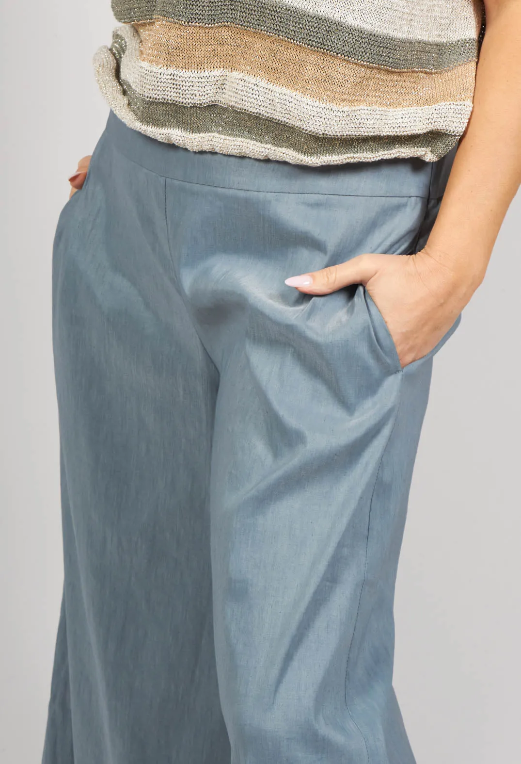 Culotte Trousers in Blue