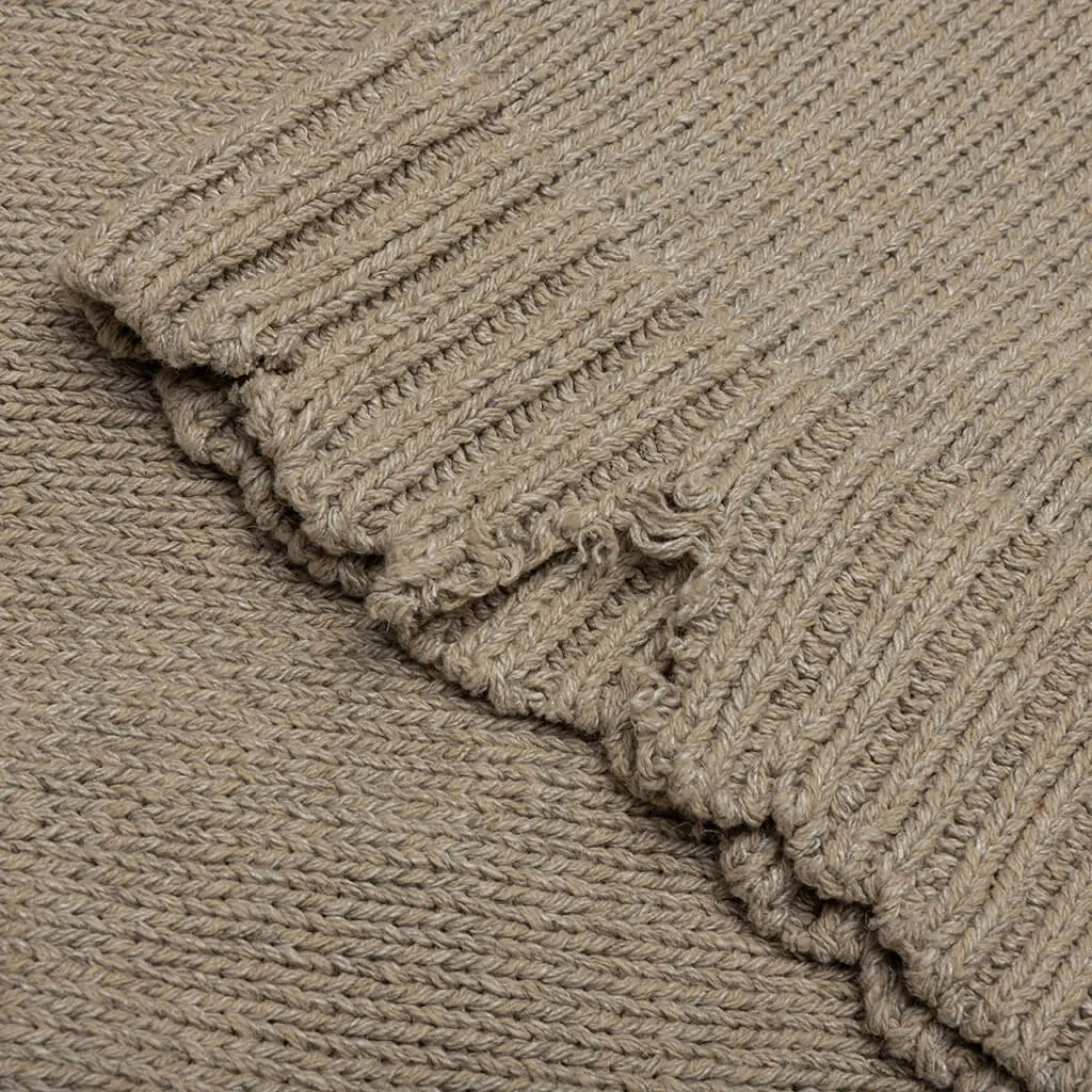 Distressed Cardigan - Rope