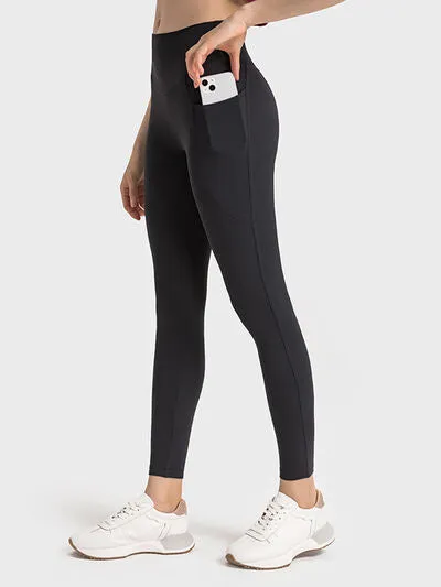 Double Take Wide Waistband Leggings