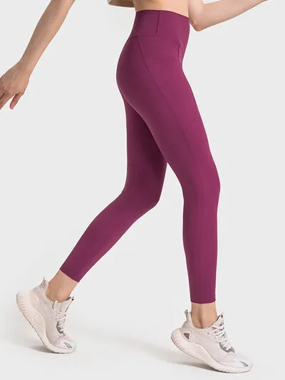 Double Take Wide Waistband Leggings