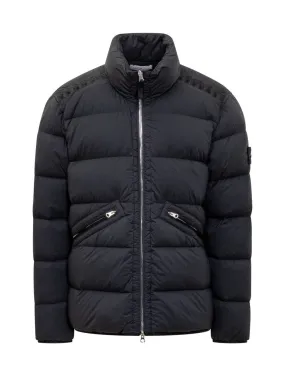 Down Jacket with Logo