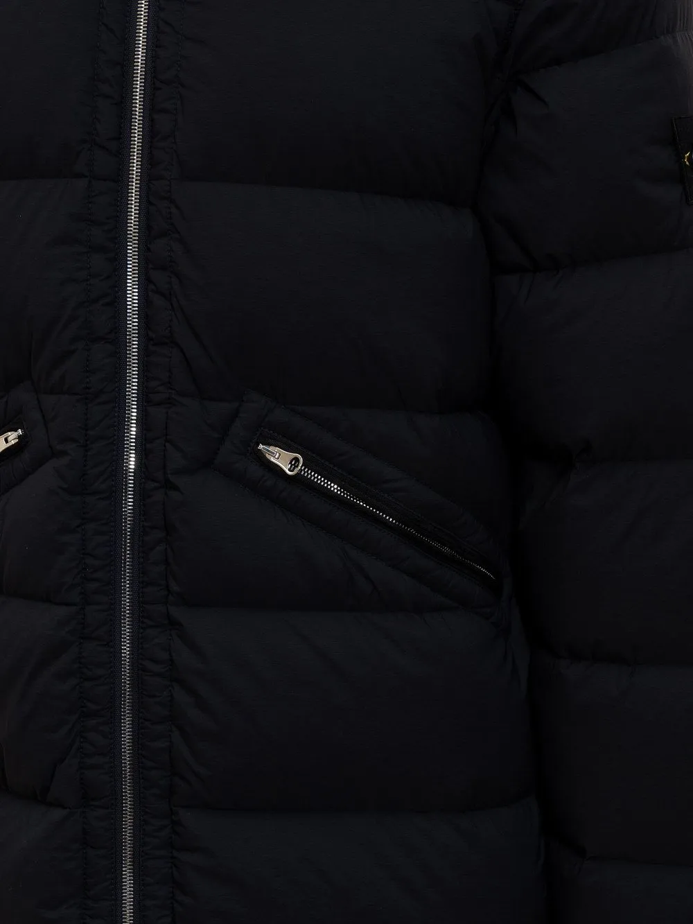 Down Jacket with Logo