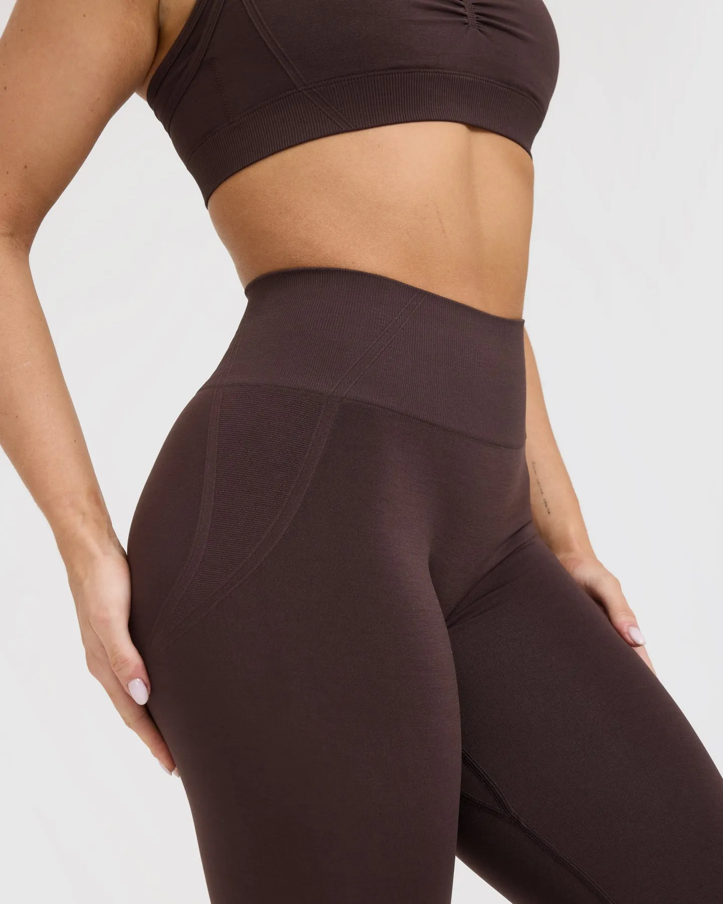 Effortless Seamless Leggings | Plum Brown