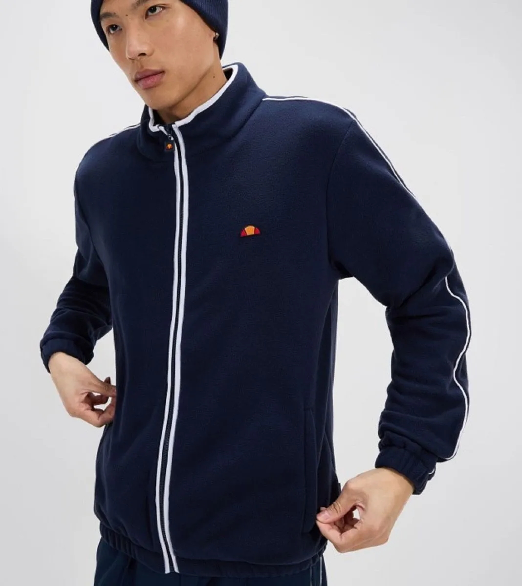 Ellesse Taboni FZ Fleece Track Jacket Navy