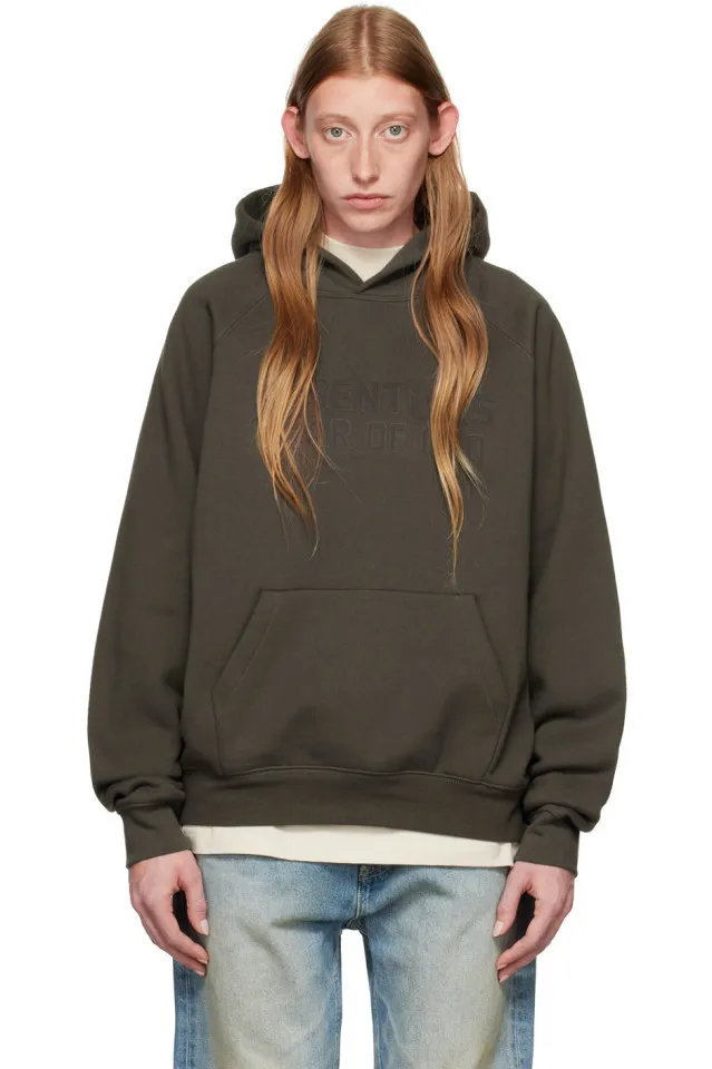 FEAR OF GOD  |Unisex Street Style Long Sleeves Plain Cotton Oversized Logo