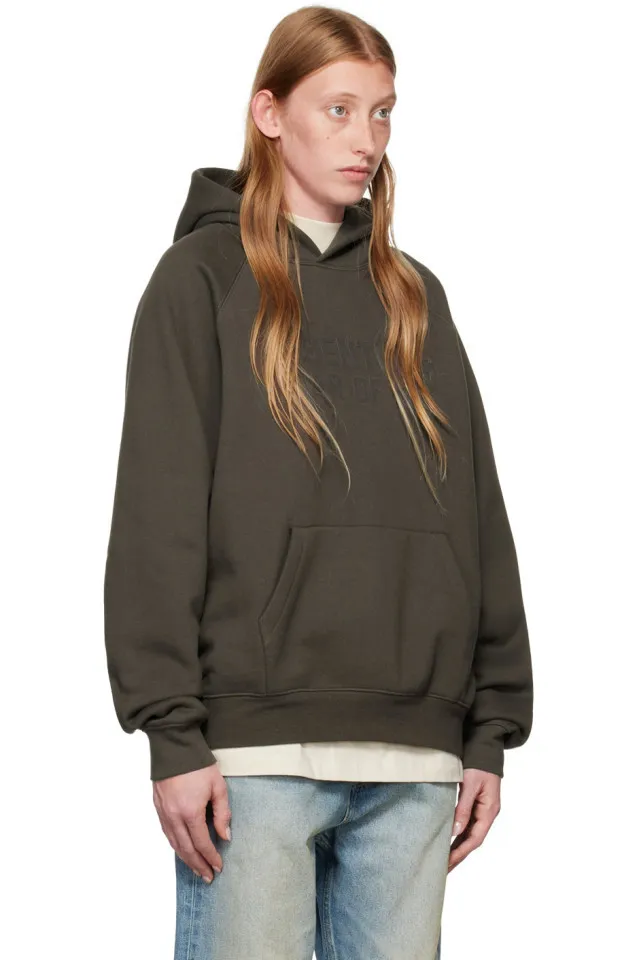 FEAR OF GOD  |Unisex Street Style Long Sleeves Plain Cotton Oversized Logo