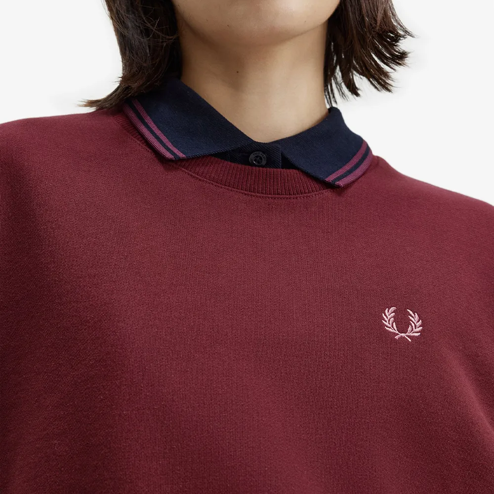 FRED PERRY  |Crew Neck Unisex Street Style U-Neck Long Sleeves Plain