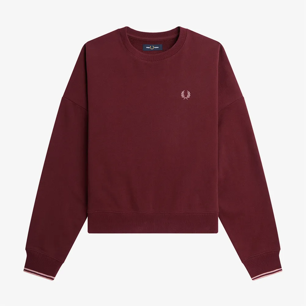 FRED PERRY  |Crew Neck Unisex Street Style U-Neck Long Sleeves Plain