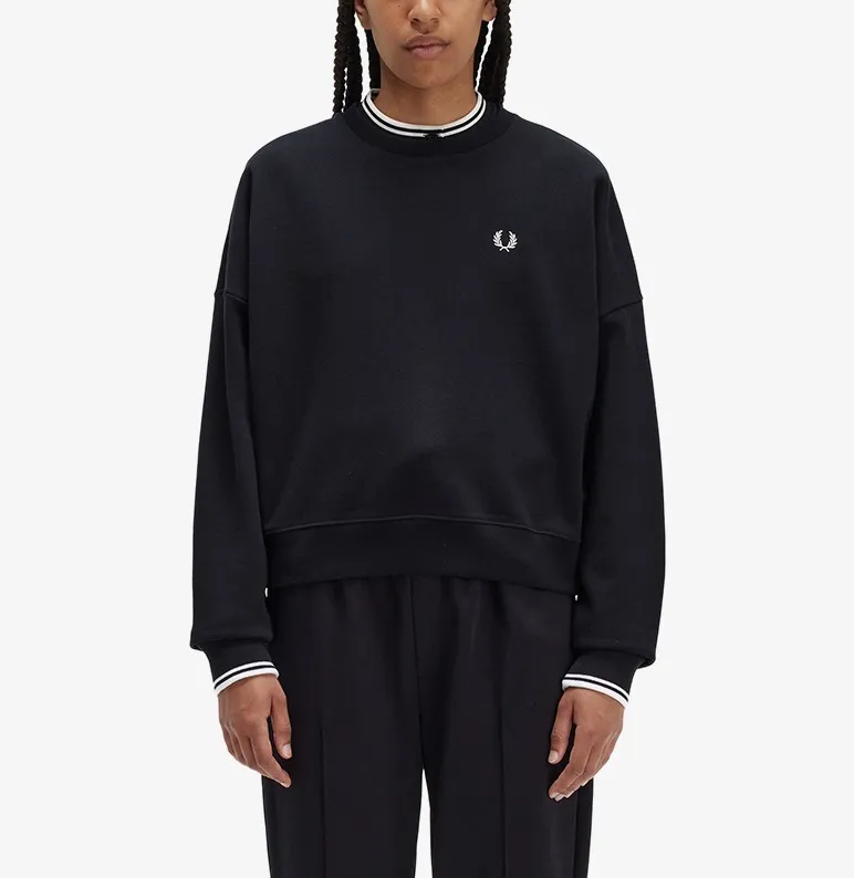 FRED PERRY  |Crew Neck Unisex Street Style U-Neck Long Sleeves Plain