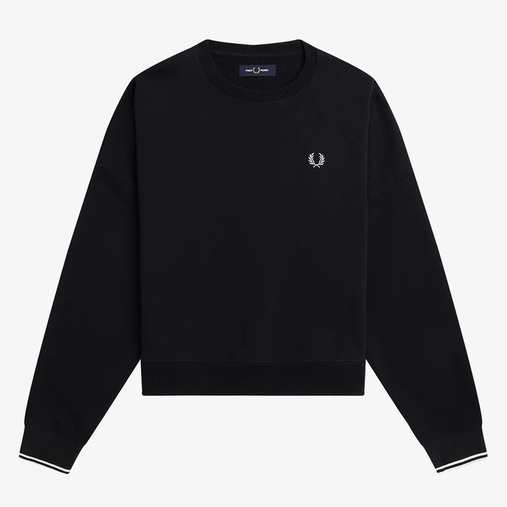 FRED PERRY  |Crew Neck Unisex Street Style U-Neck Long Sleeves Plain